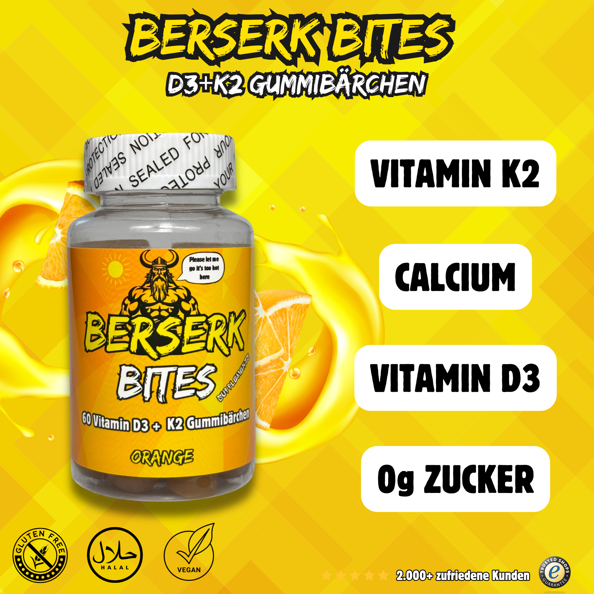 Vitamin D3+K2 Gummibärchen